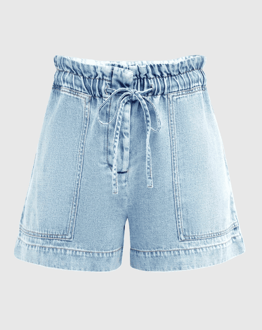 Foster Denim Paperbag Shorts