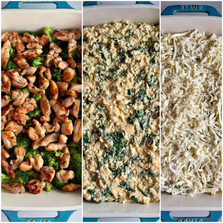 greek style chicken broccoli bake