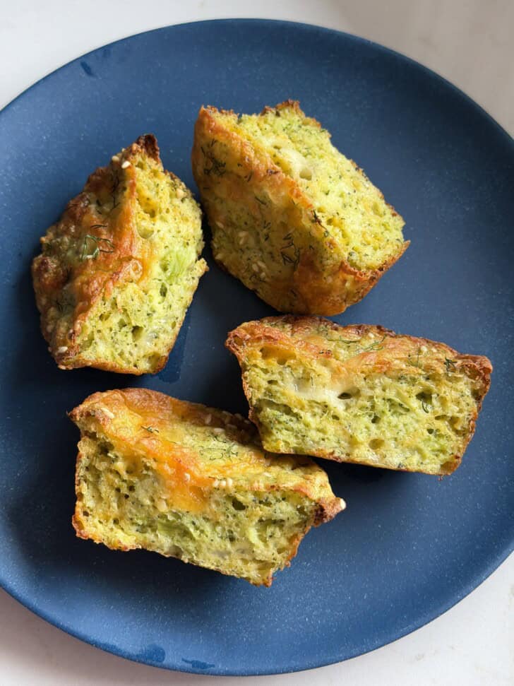 low carb broccoli muffins