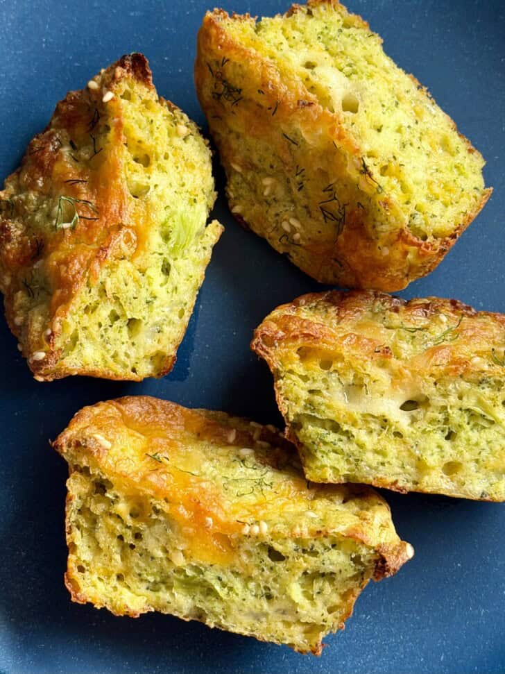 low carb broccoli muffins