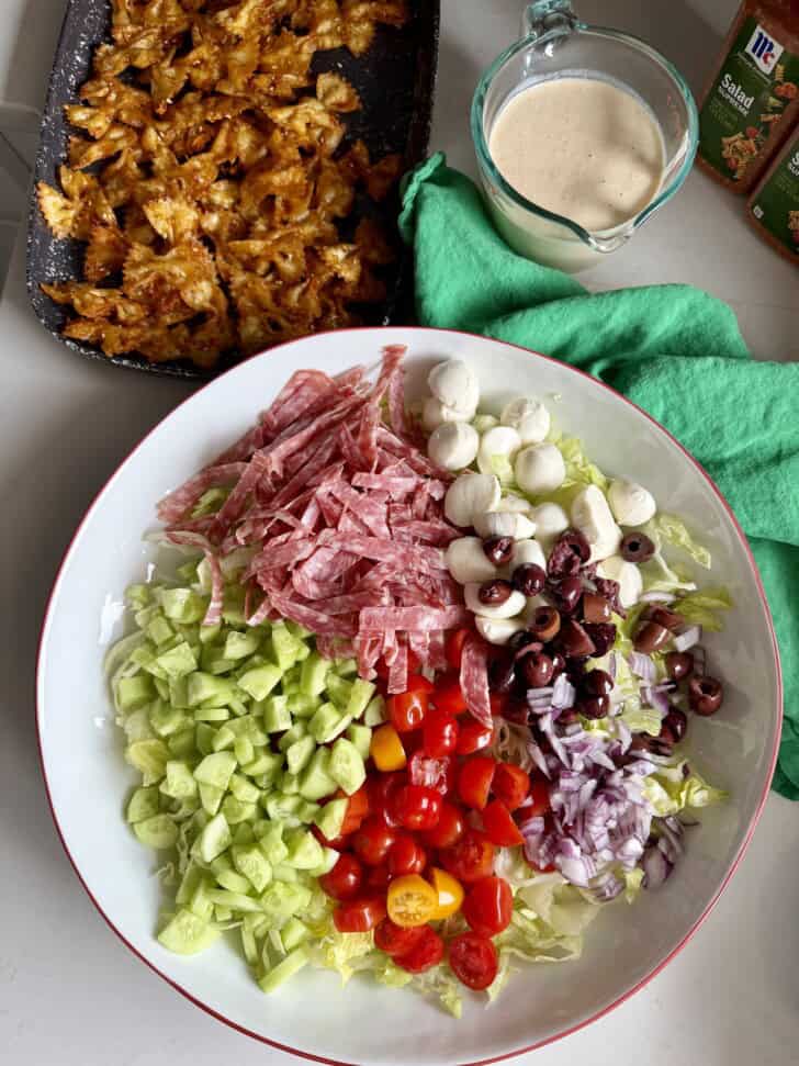 crispy italiano pasta salad