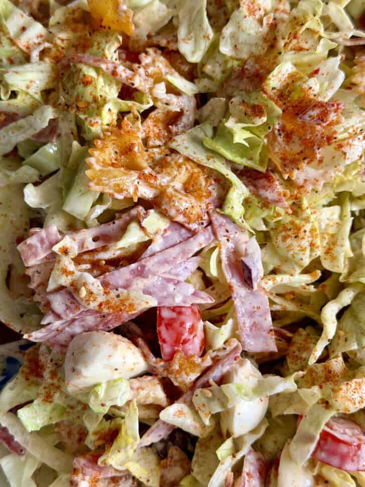crispy italiano pasta salad