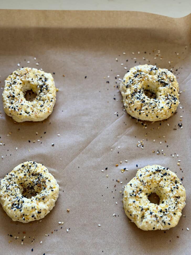high protein cottage cheese bagels