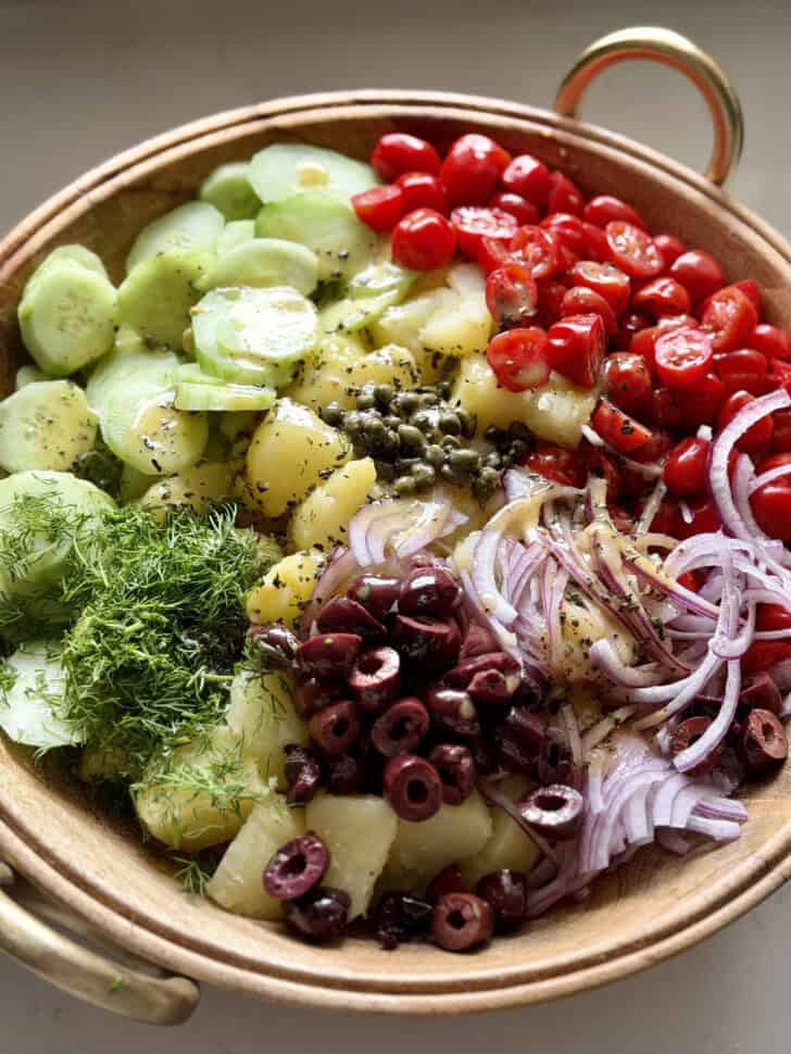 mediterranean potato salad