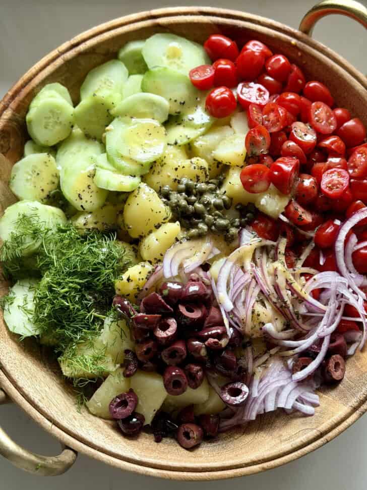 mediterranean potato salad