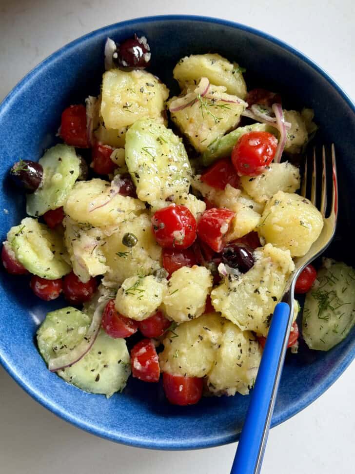 mediterranean potato salad