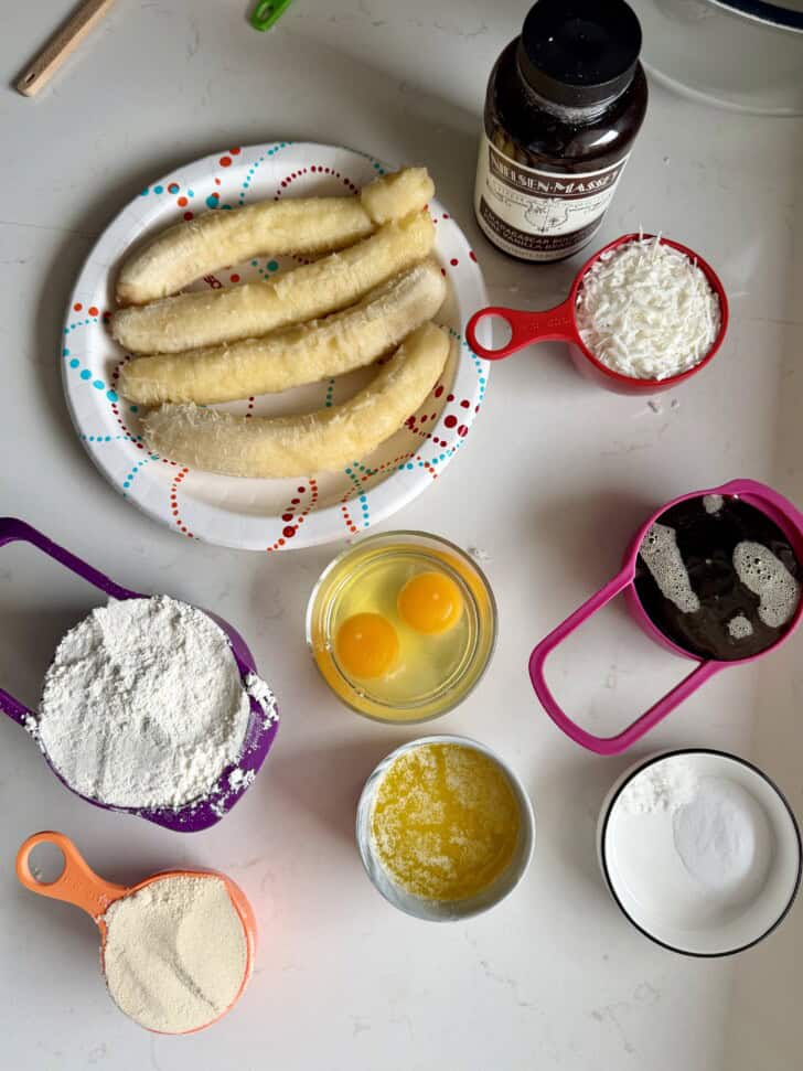 coconut cream banana bread