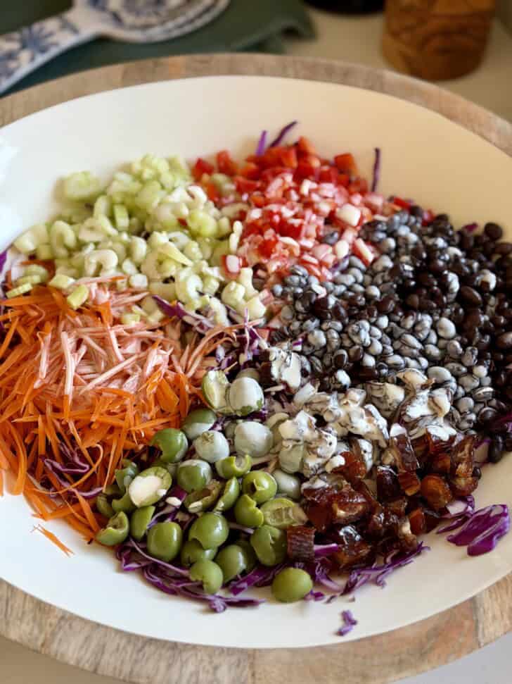 cowboy caviar cabbage slaw