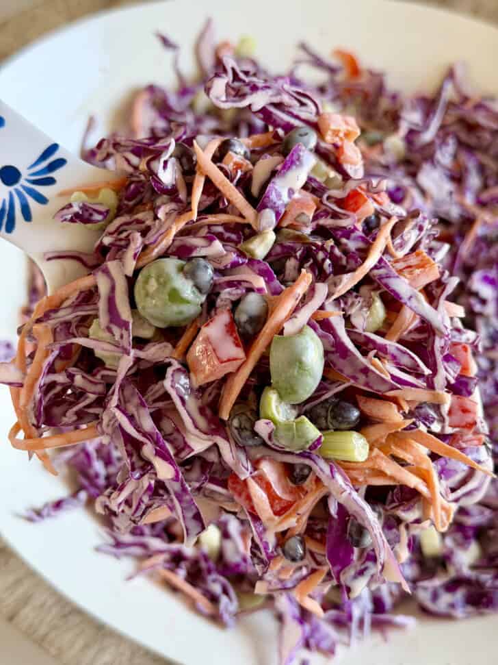 cowboy caviar cabbage slaw
