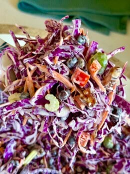 cowboy caviar cabbage slaw