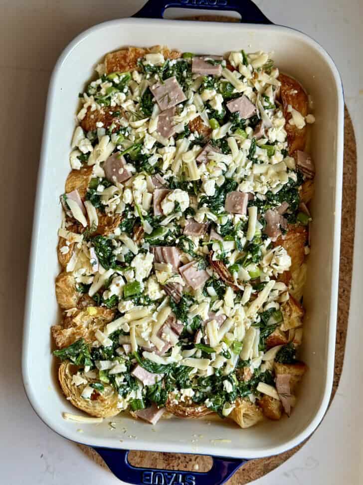 spanakopita croissant bake