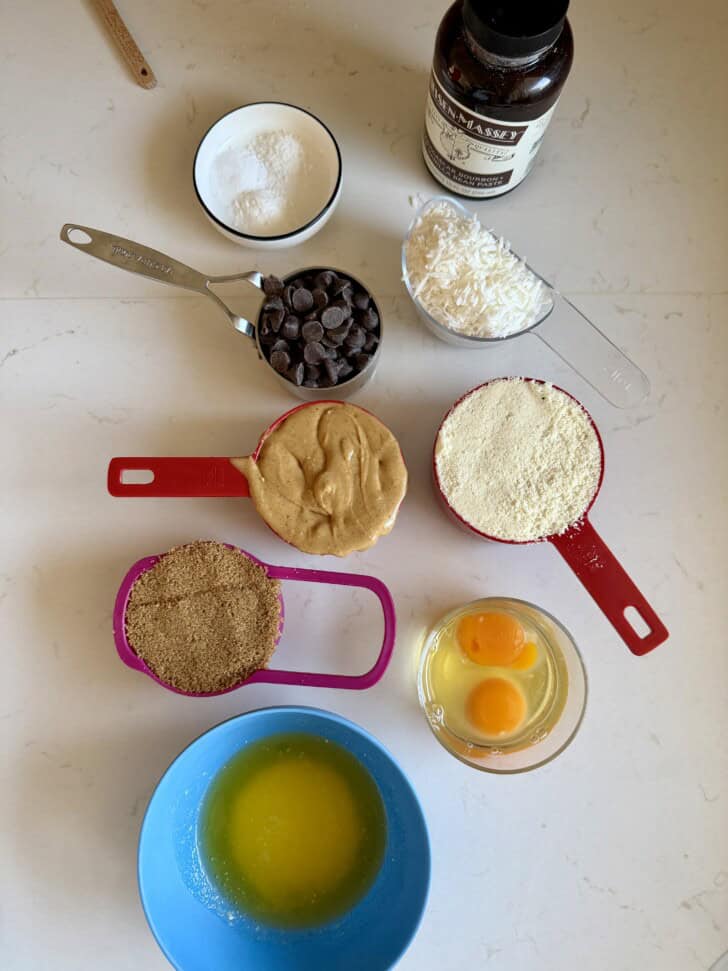 healthier coconut cookie bars