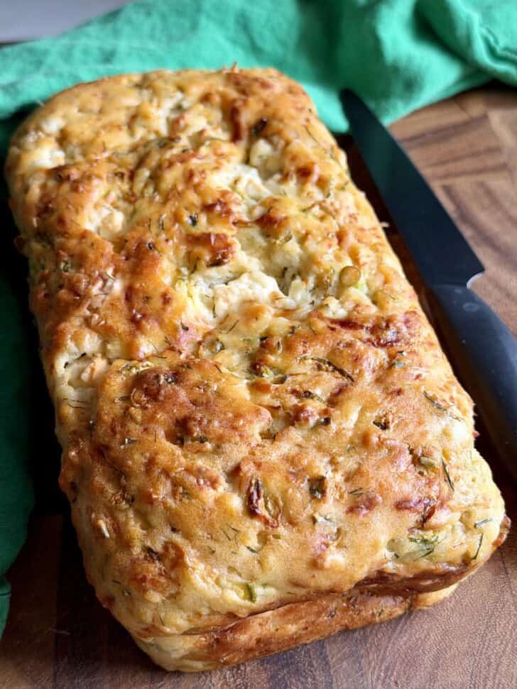 zucchini + feta loaf