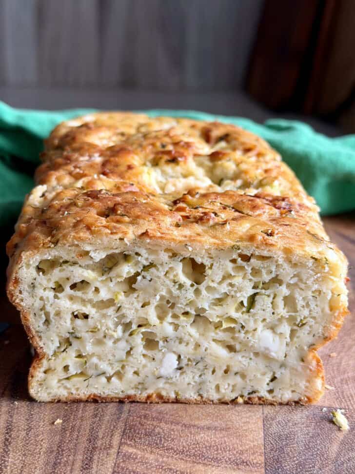 zucchini + feta loaf