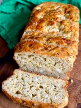 zucchini + feta loaf