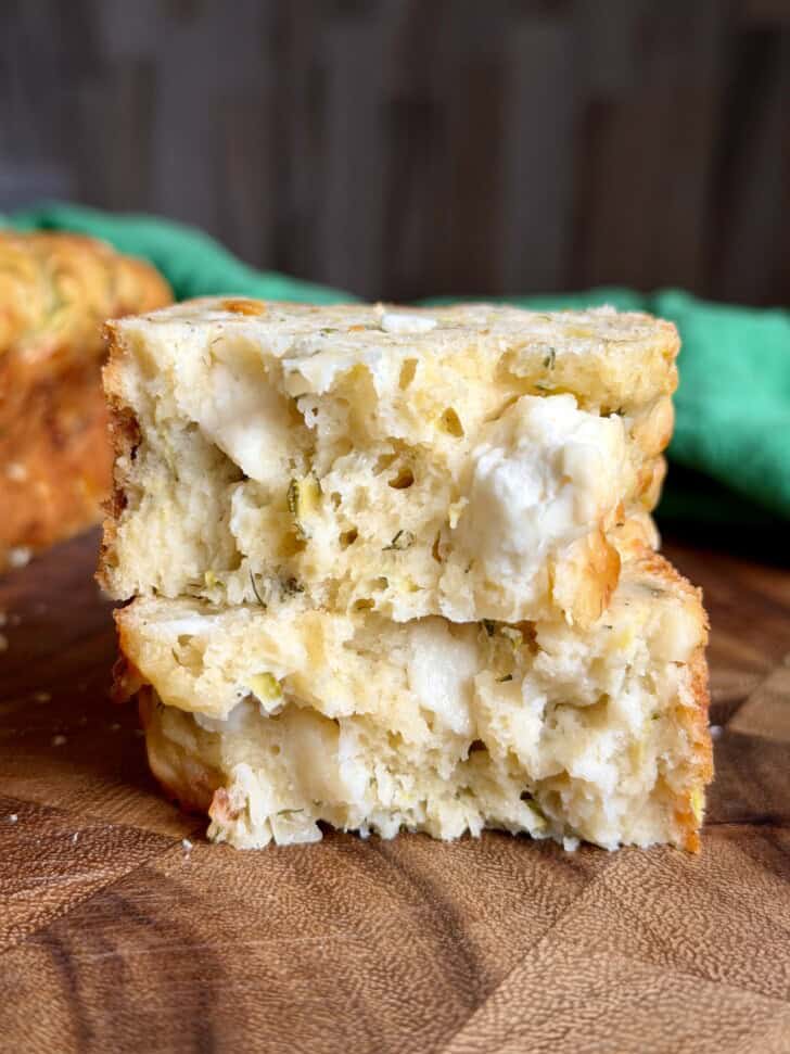 zucchini + feta loaf