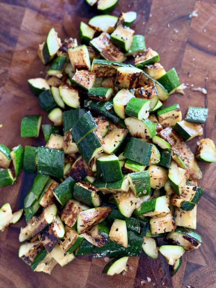 grilled zucchini italian salad