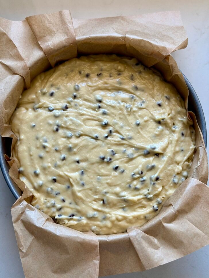 chocolate chip ricotta cake