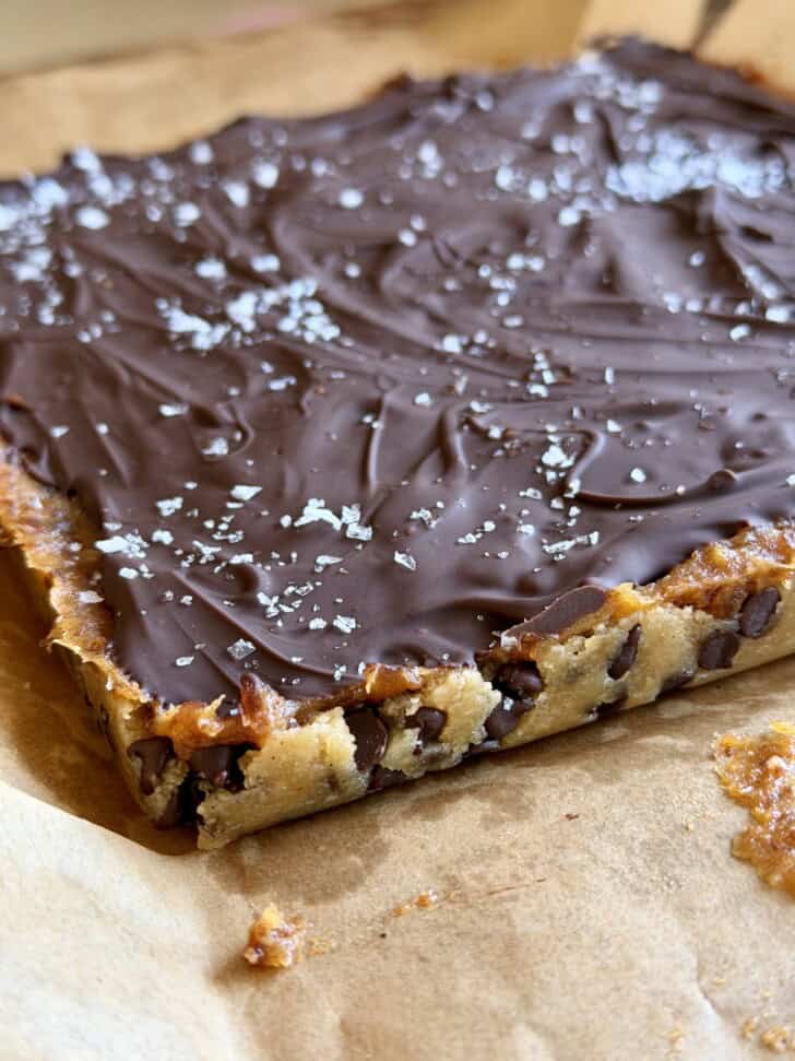 no bake healthier caramel cookie bars