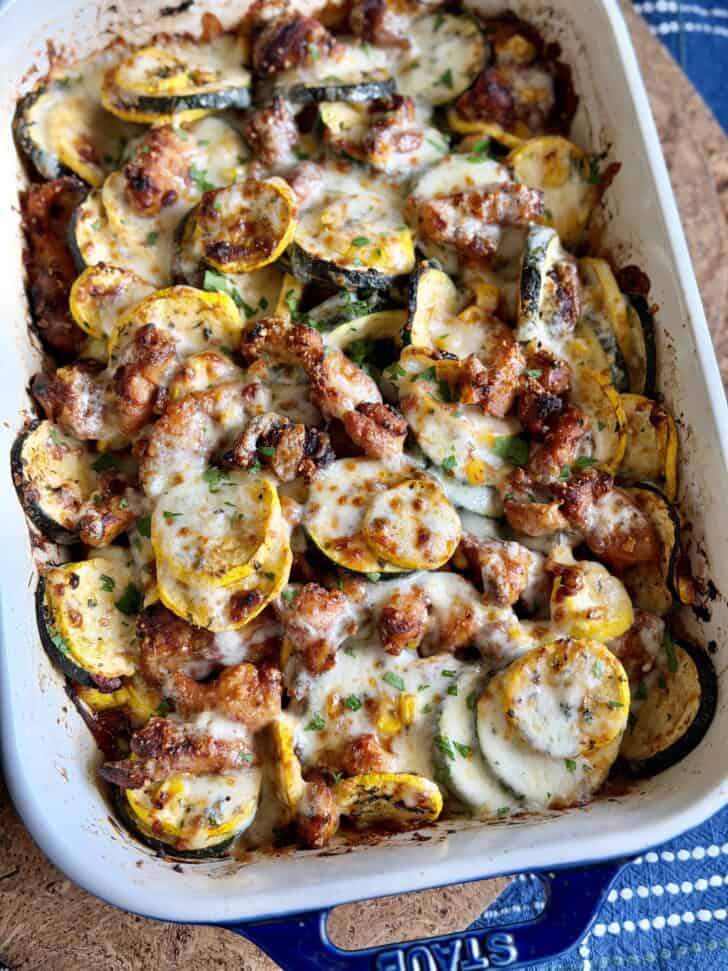 chicken zucchini corn bake