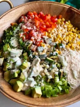 grilled zucchini street corn salad