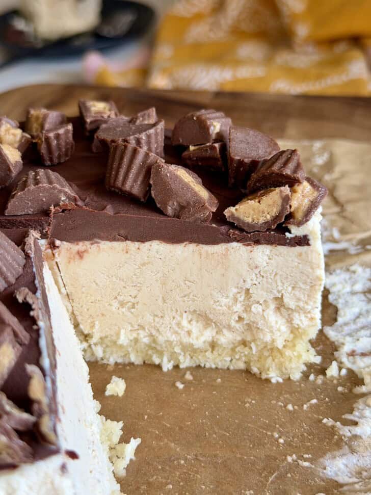 no bake peanut butter cottage cheese cake