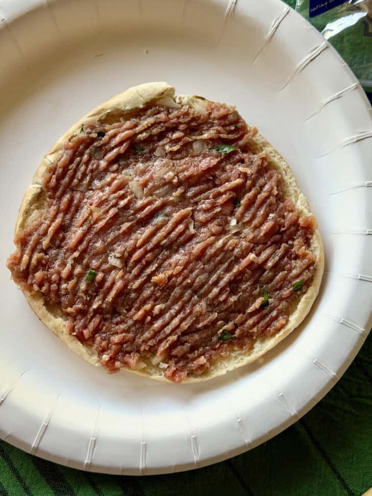 crispy lebanese beef wraps