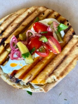 crispy lebanese beef wraps