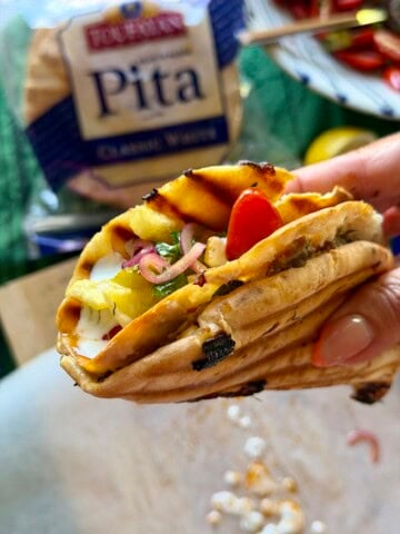 crispy lebanese beef wraps