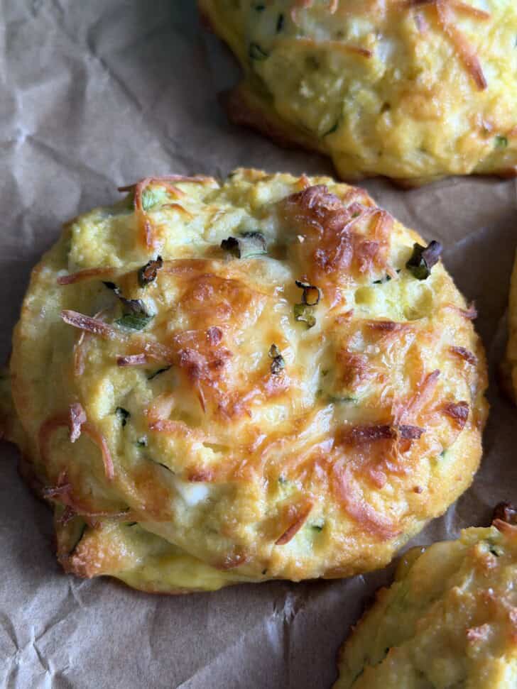 zucchini feta egg biscuits