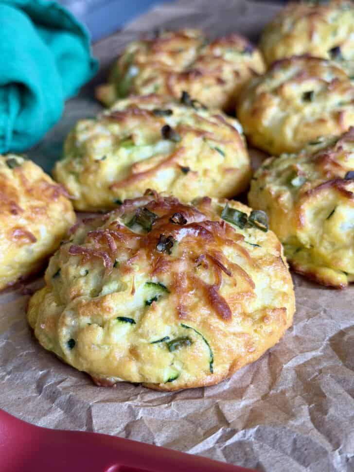 zucchini feta egg biscuits