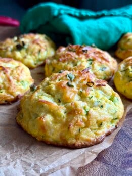 zucchini feta egg biscuits