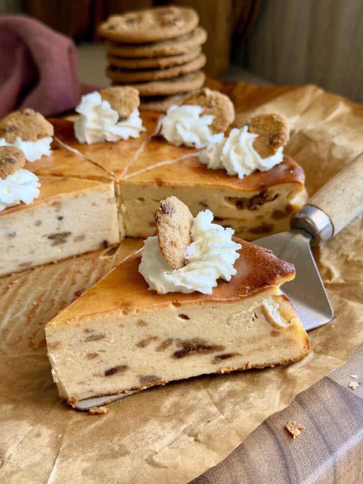 easy cookie basque cheesecake