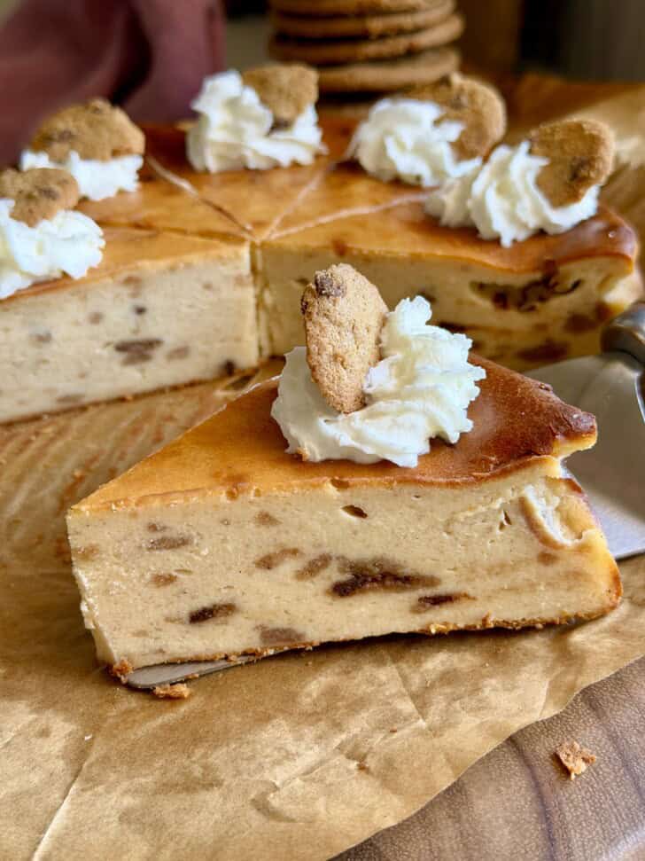 easy cookie basque cheesecake