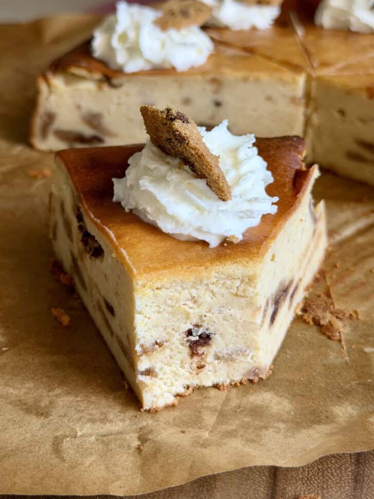 easy cookie basque cheesecake