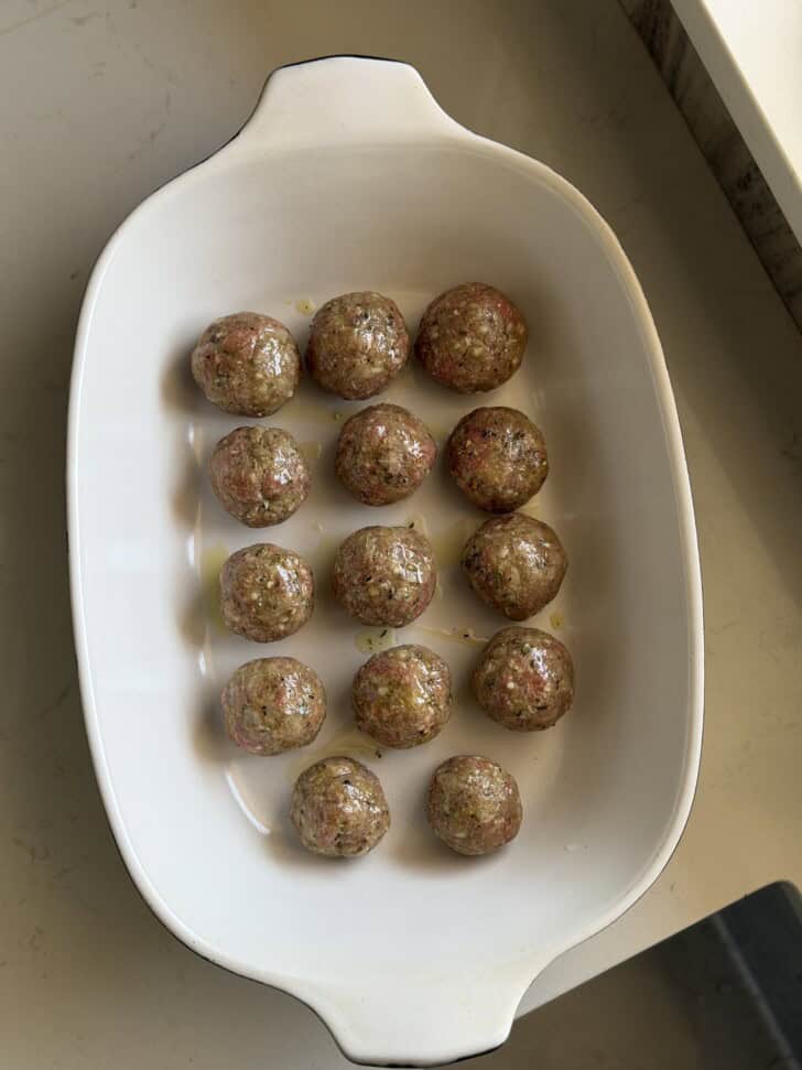 baked cheesy zucchini meatballs