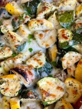 baked cheesy zucchini meatballs