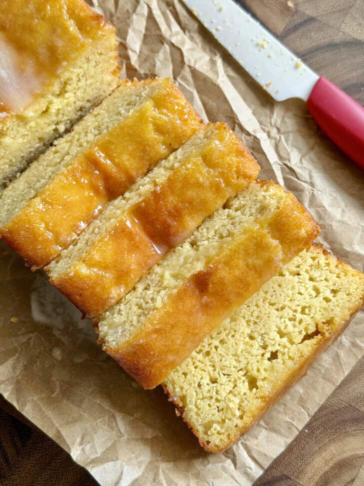 keto lemon loaf