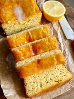 keto lemon loaf