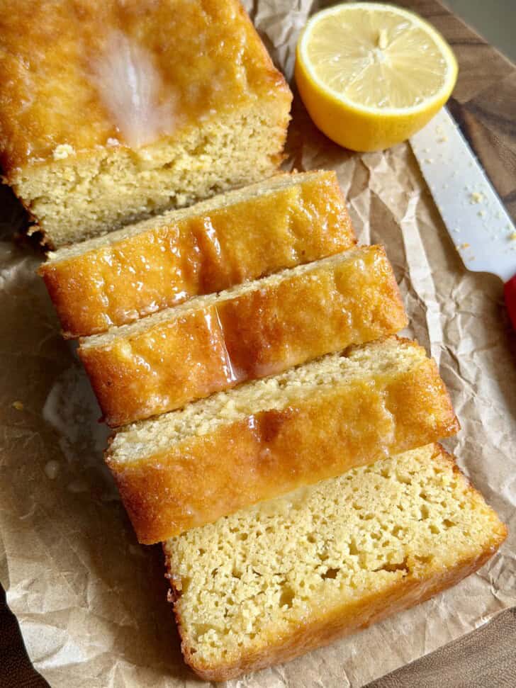 keto lemon loaf