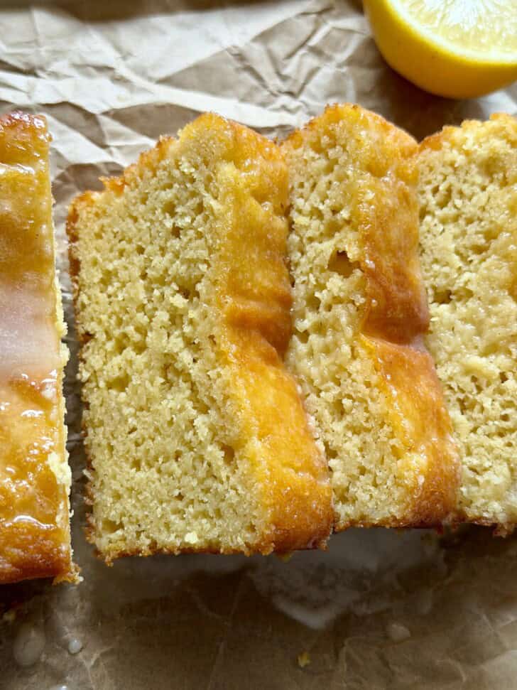 keto lemon loaf