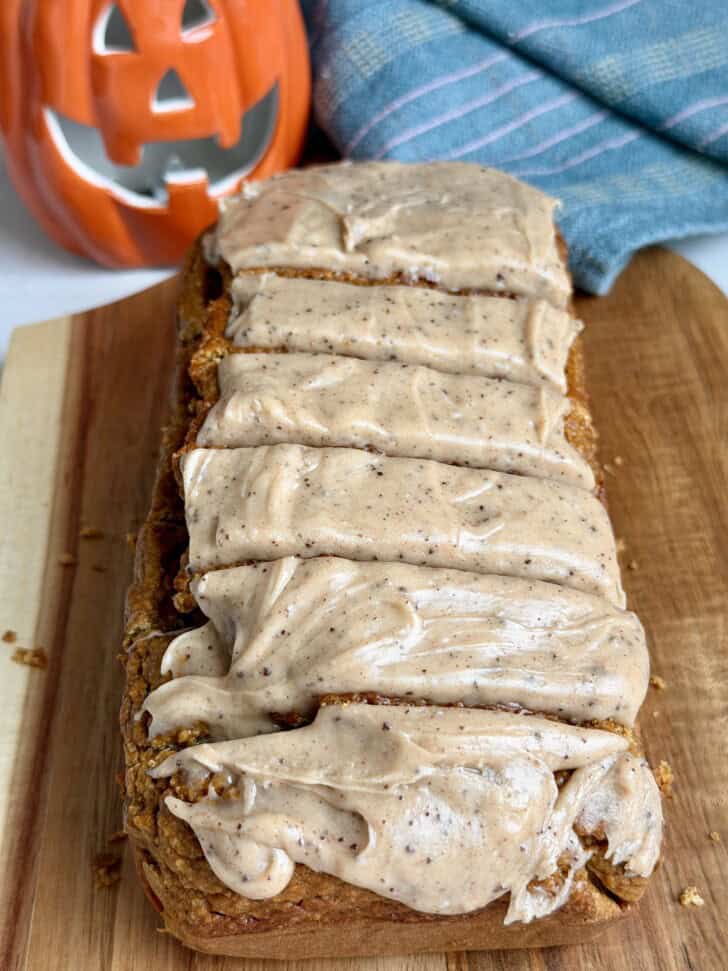 healthy pumpkin oat bread
