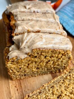 healthy pumpkin oat bread